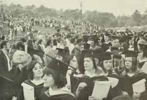 1971 grads on Sprague Field