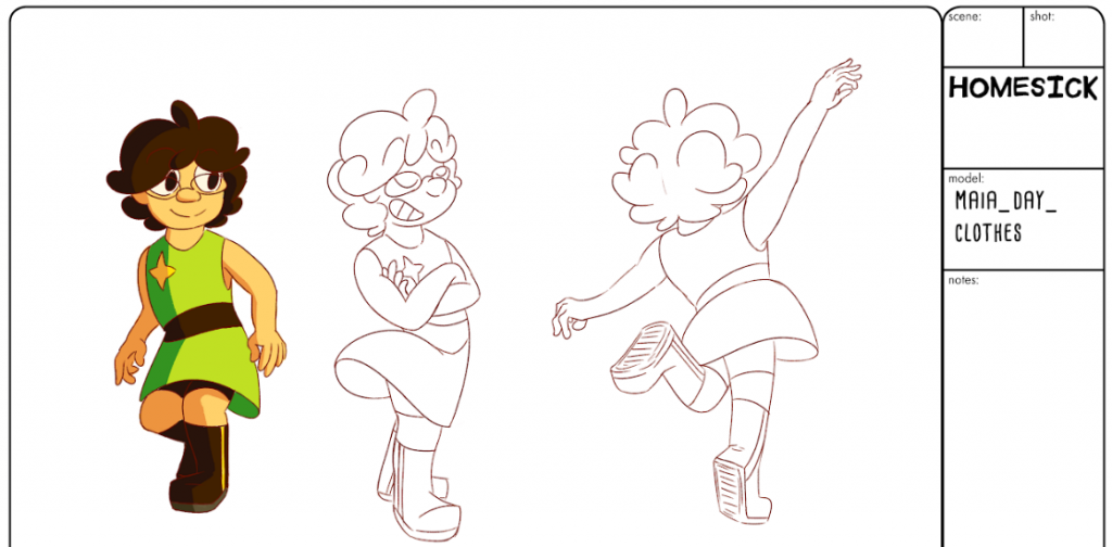 2D Animation Character Sheet