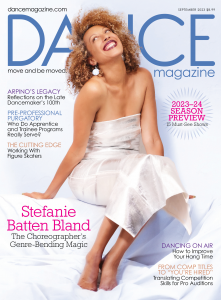 Image of Stefanie Batten Bland on the cover of Dance Magazine, September 2023