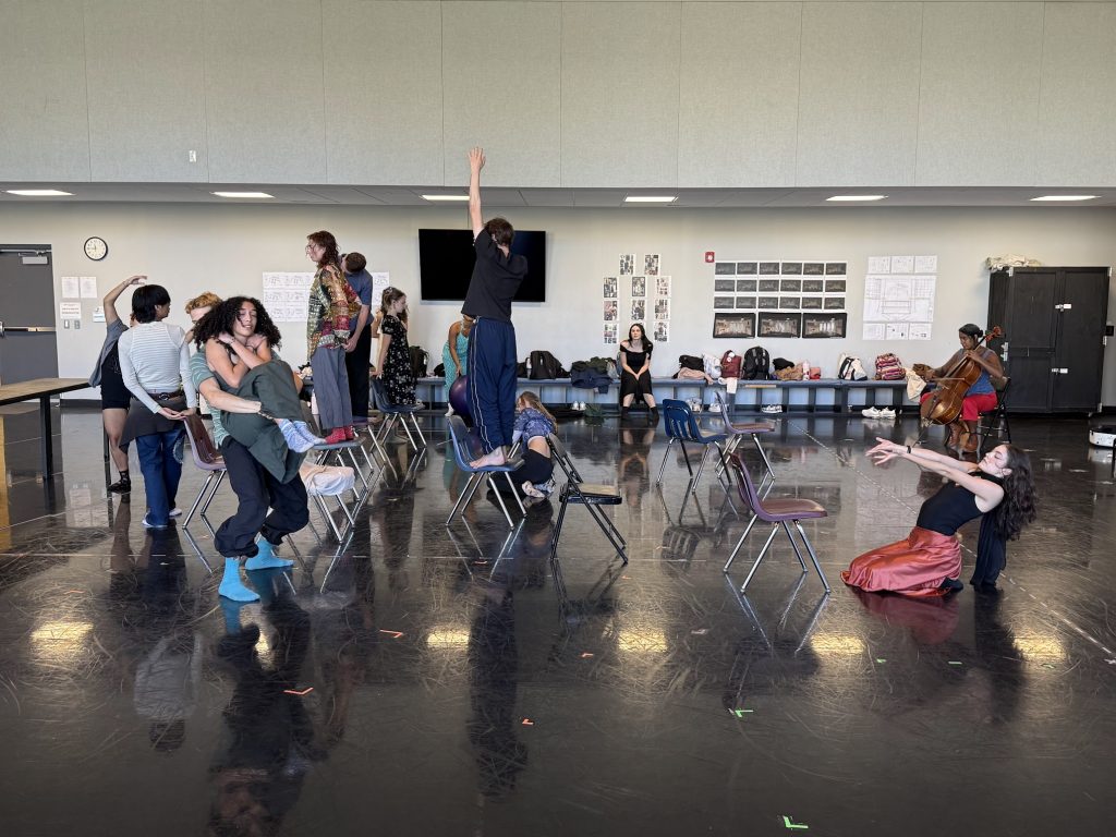 Leyla McCalla plays for Stefanie Batten Bland's class