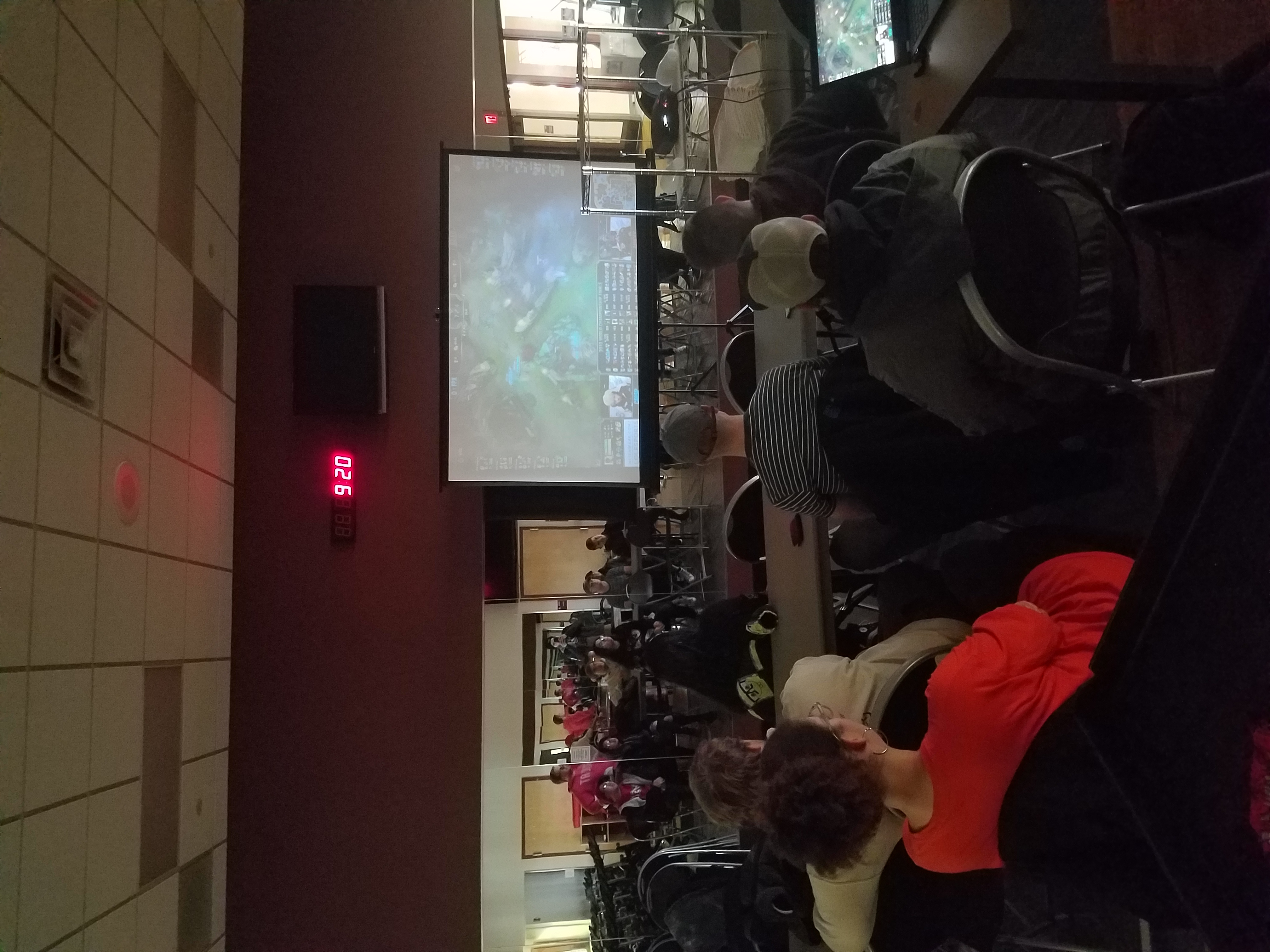 attendees watching e sports competition