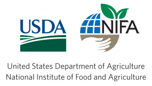 United States Department of Agriculture logo and National Institute of Food and Agriculture logo