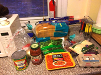 Photo of groceries.