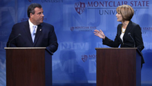 Christie, Buono Gubernatorial Debate.