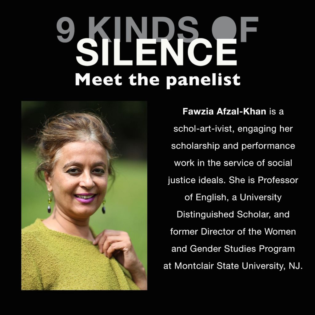 Image of Fawzia Afzal-Khan and her bio