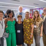 Group poses for photo at donor celebration.