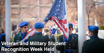 Veteran and Military Student Recognition Week Held