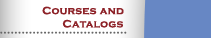 Courses and Catalogs