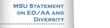 MSU Statement on EO/AA and Diversity