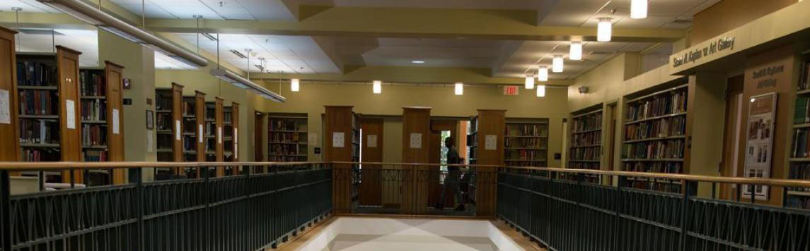 Bloomfield College Library interior 