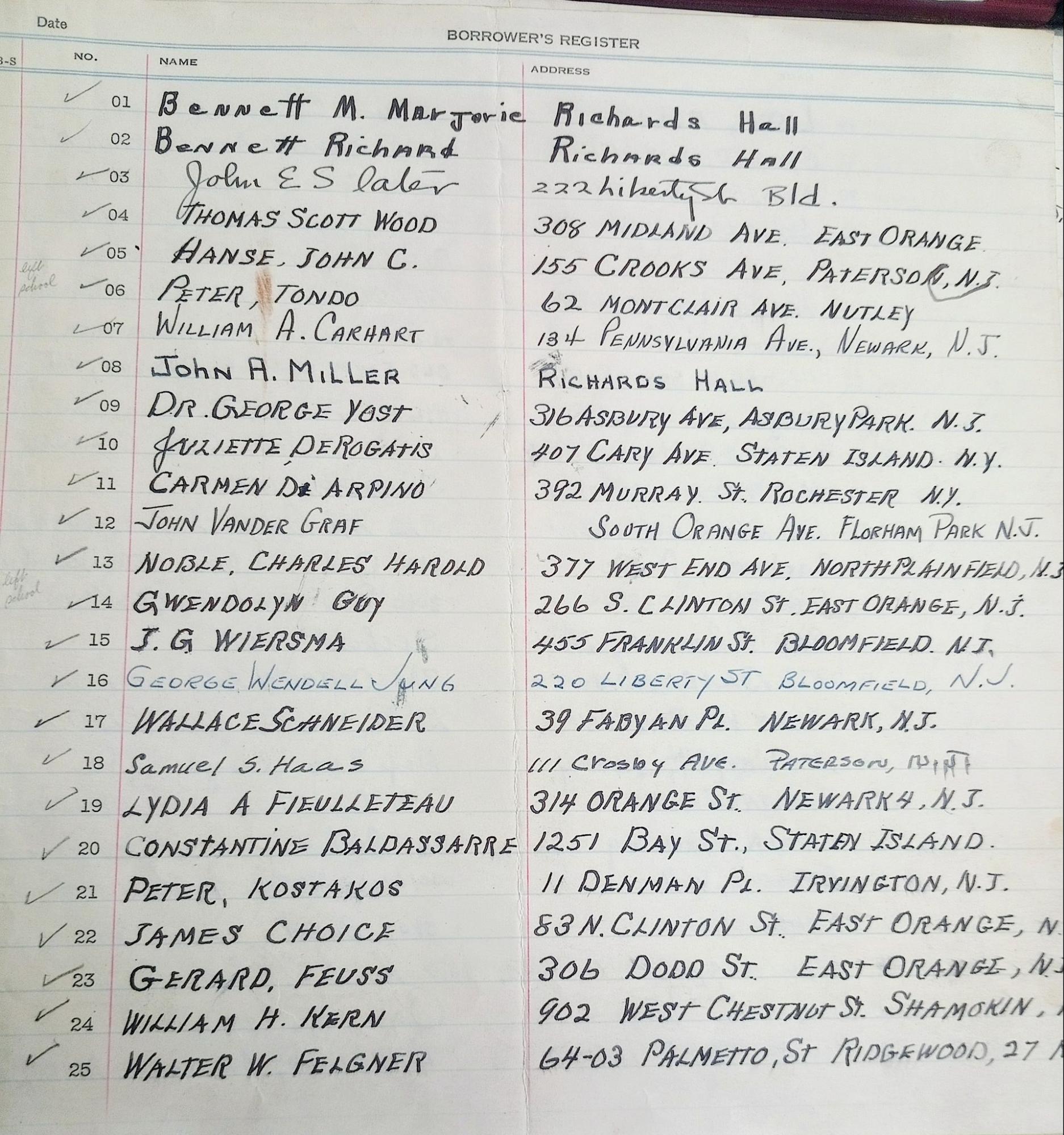 list of students of bloomfield