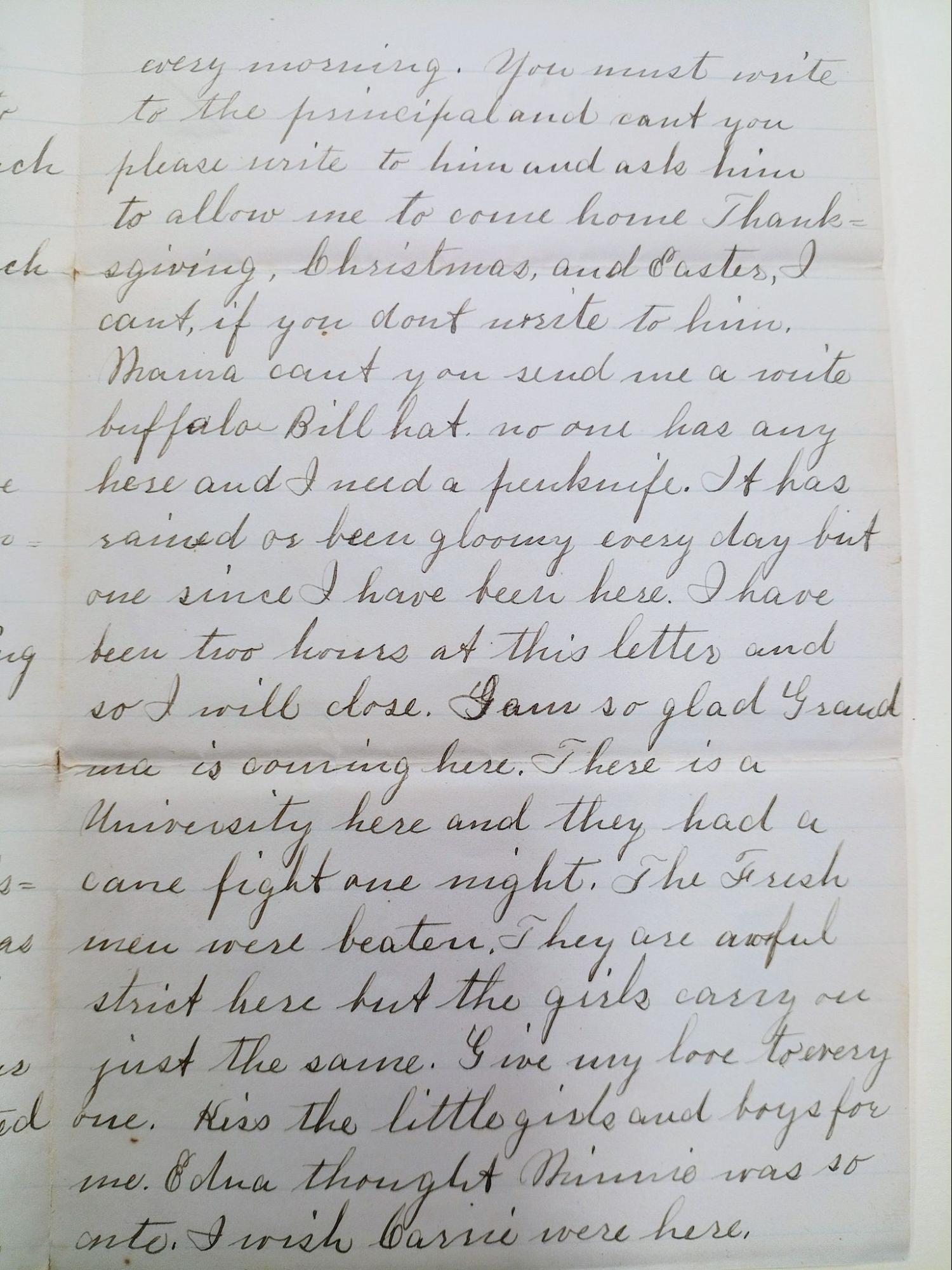 letter collection of family letters of Reverend George Seibert