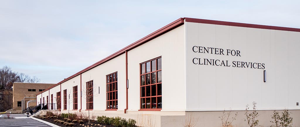 Center for Clinical Services building.