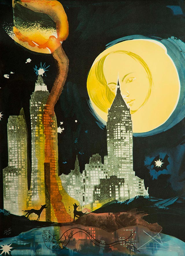 "Manhattan Skyline" by Salvador Dali.