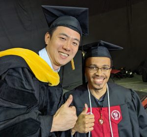 Prof. Leung and graduate Eric Swanson