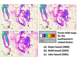AGB maps using different techniques