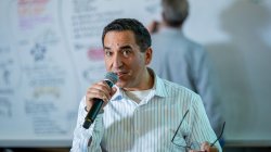 Andrew Gordon speaking at the STEM Summit