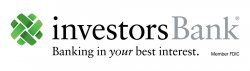 logo for investorsBank - Banking in your best interest. Member FDIC.