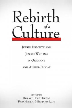 Image of book: Rebirth of a Culture: Jewish Identity and Jewish Writing in Germany and Austria Today