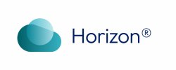 The image features a stylized blue cloud-like logo next to the word "Horizon" with a registered trademark symbol.