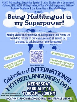 Being Multilingual is my superpower flier