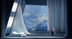 A set design by Erhard Rom for Handel’s opera, “Semele,” at the Seattle Opera.