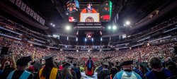 wide-angle view of commencement