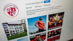 Photo of Montclair State University Instagram account page.