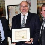 Gerard Costa receiving award