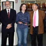 Anna Feldman receiving award