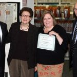 Joanne Matkowski accepting award