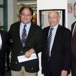 Jedediah Wheeler receiving award