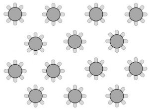 Banquet Style setup example - Round tables with chairs (6 or 8 chairs per table)