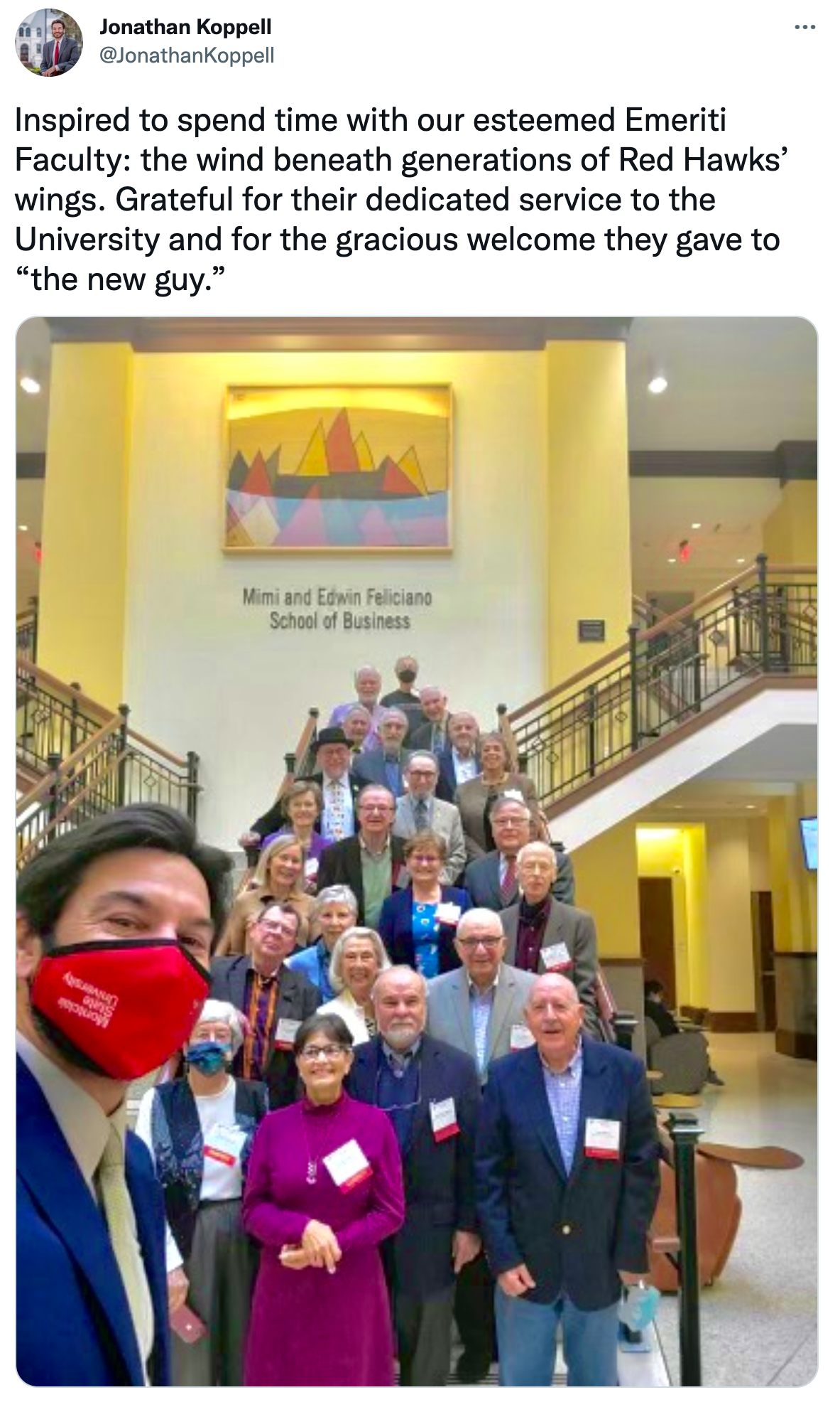 President Koppell and The Emeriti of Montclair State