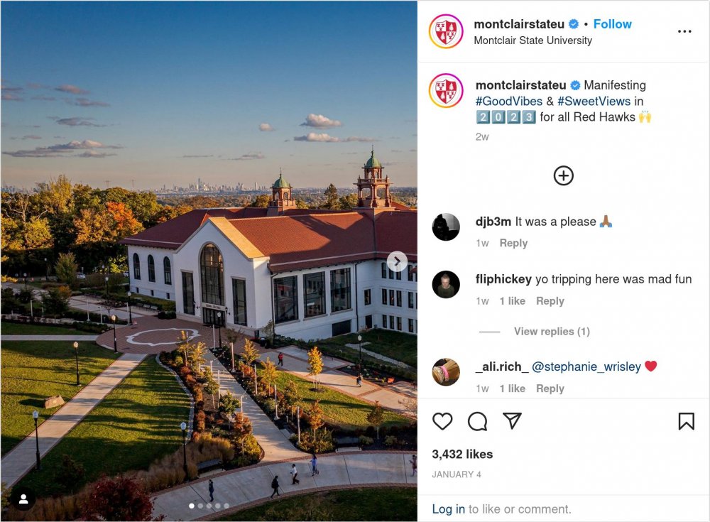 Manifesting #GoodVibes & #SweetViews in 2023 for all Red Hawks