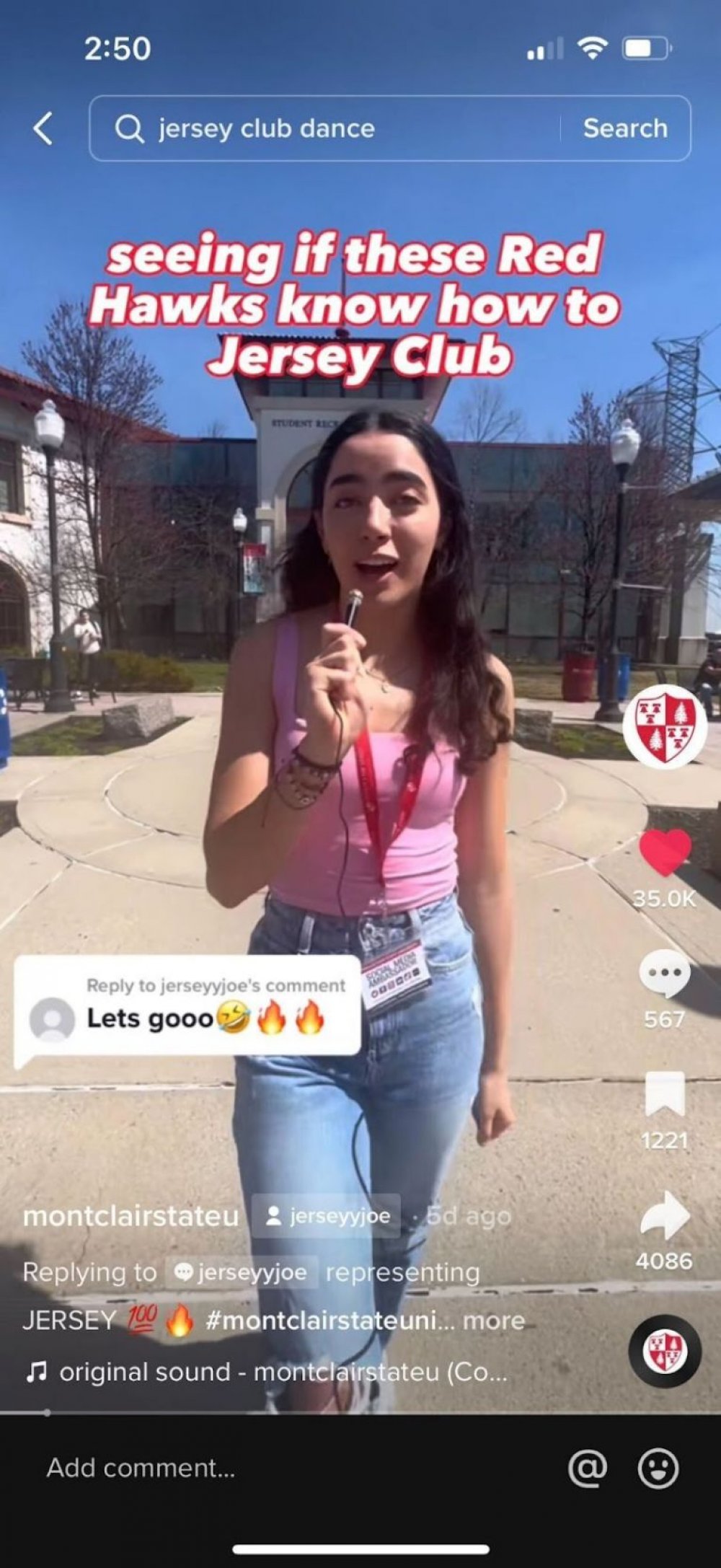 Replying to @jerseyyjoe representing JERSEY #montclairstateuniversity #montclair #newjersey #jerseyclub #college