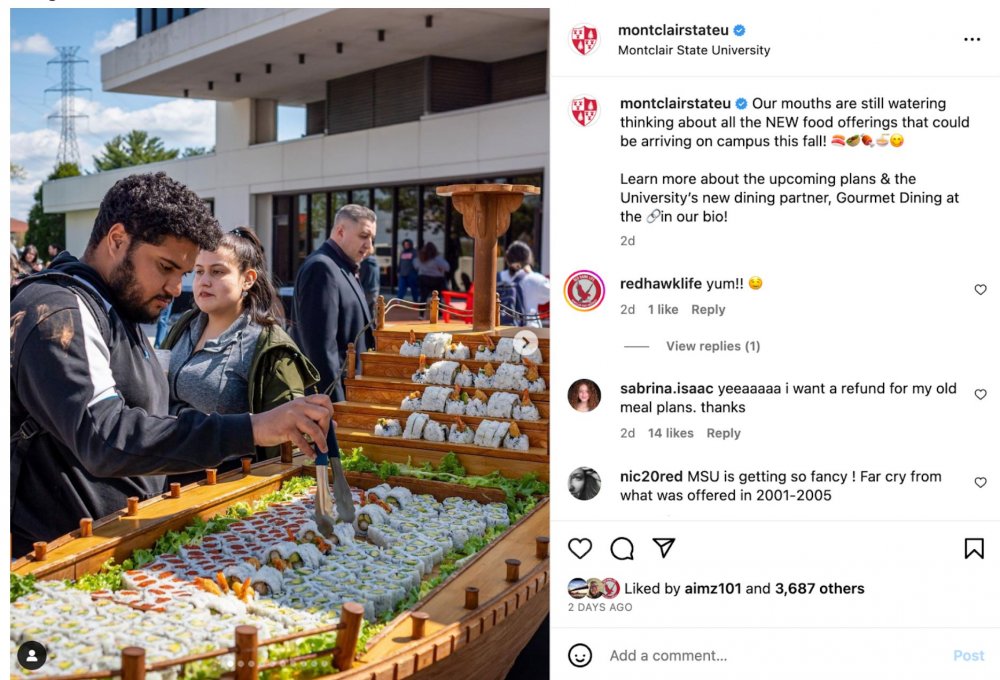 Our mouths are still watering thinking about all the NEW food offerings that could be arriving on campus this fall! Learn more about the upcoming plans & the University’s new dining partner, Gourmet Dining at the link in our bio!