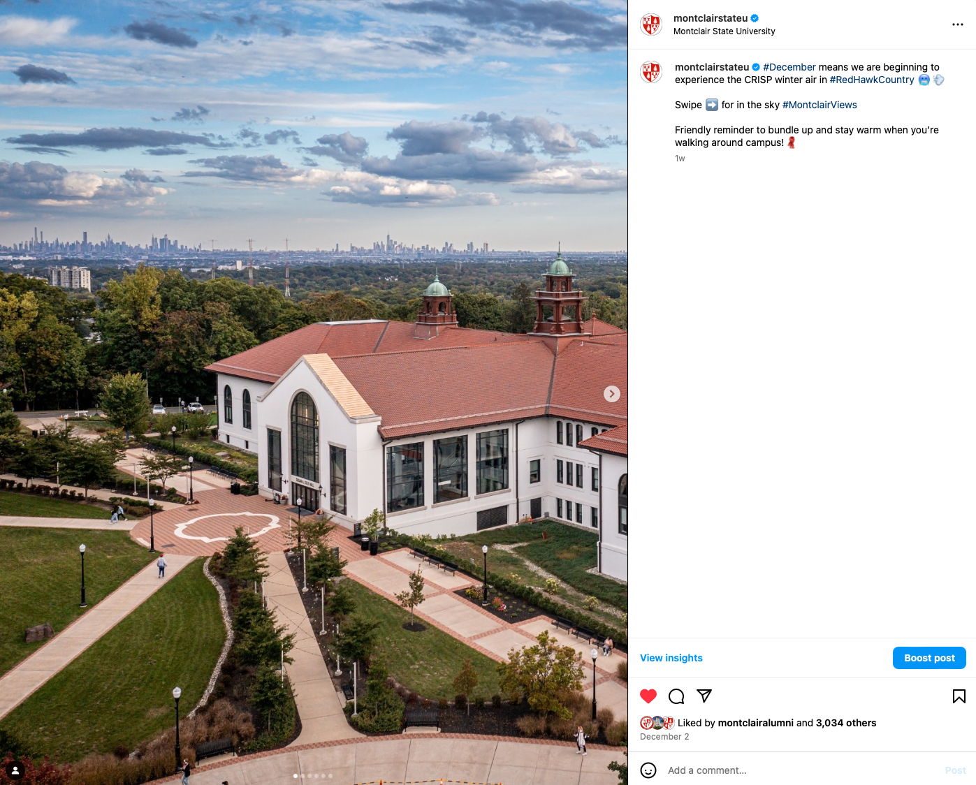 Instagram screenshot of Cole Hall
