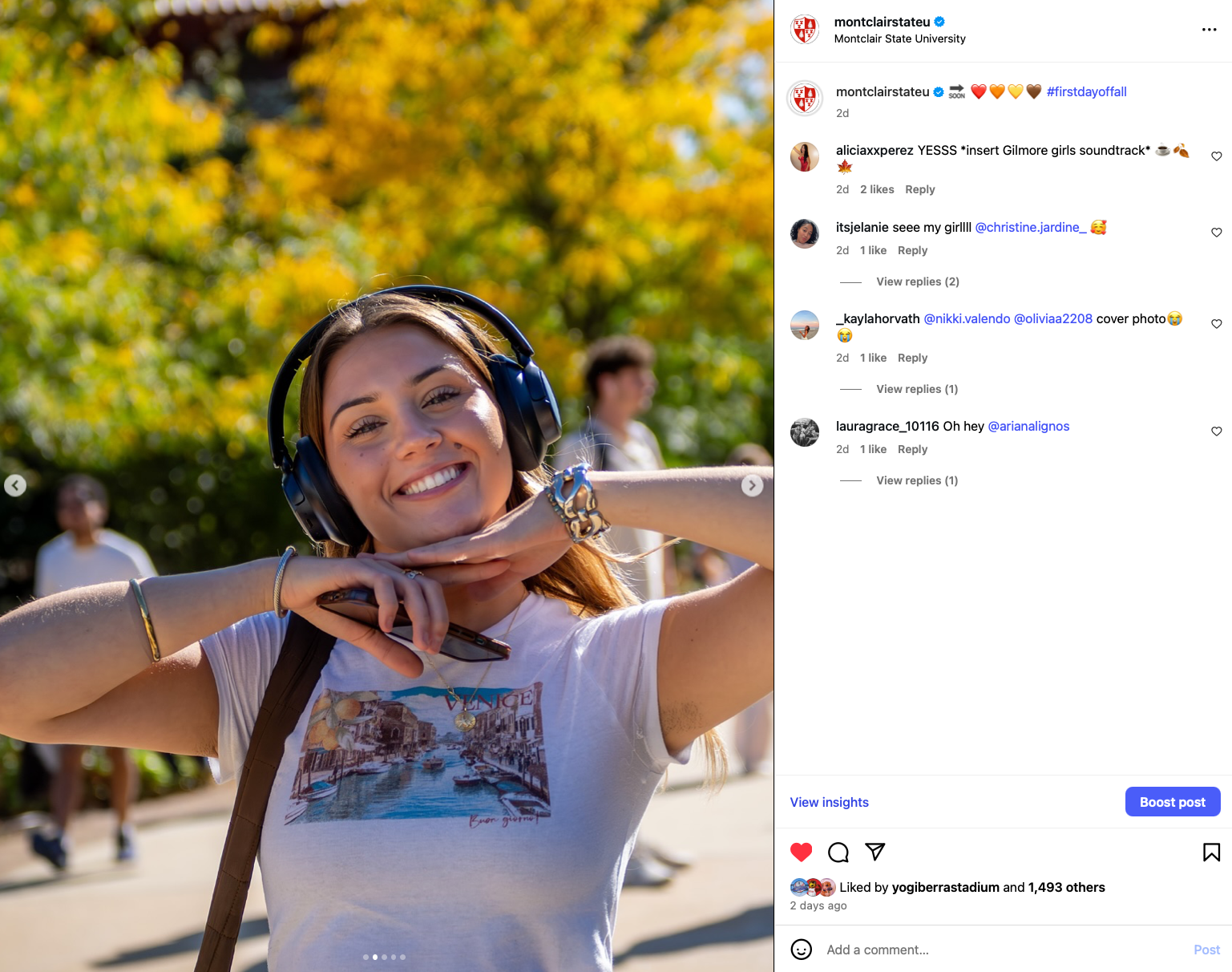 a screenshot of a woman smiling