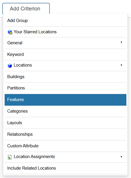 Add criterion list in 25Live