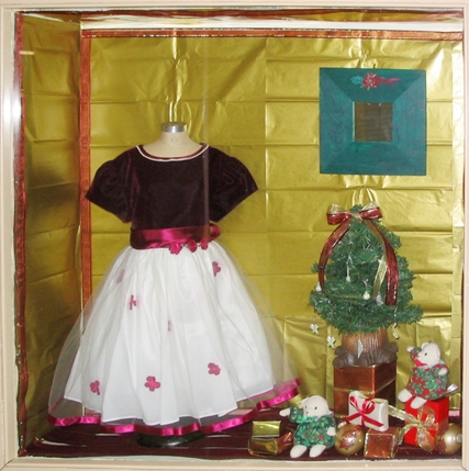 children's dress on display