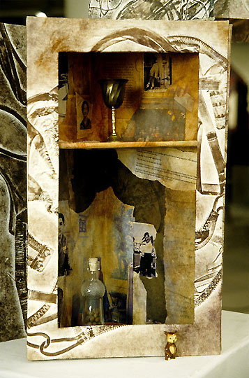 assemblage with bear