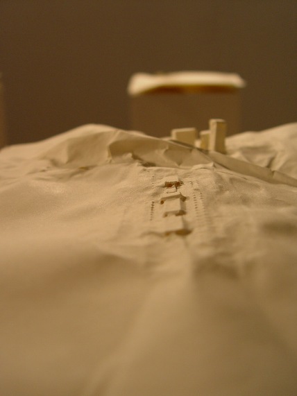 sand with objects half buried