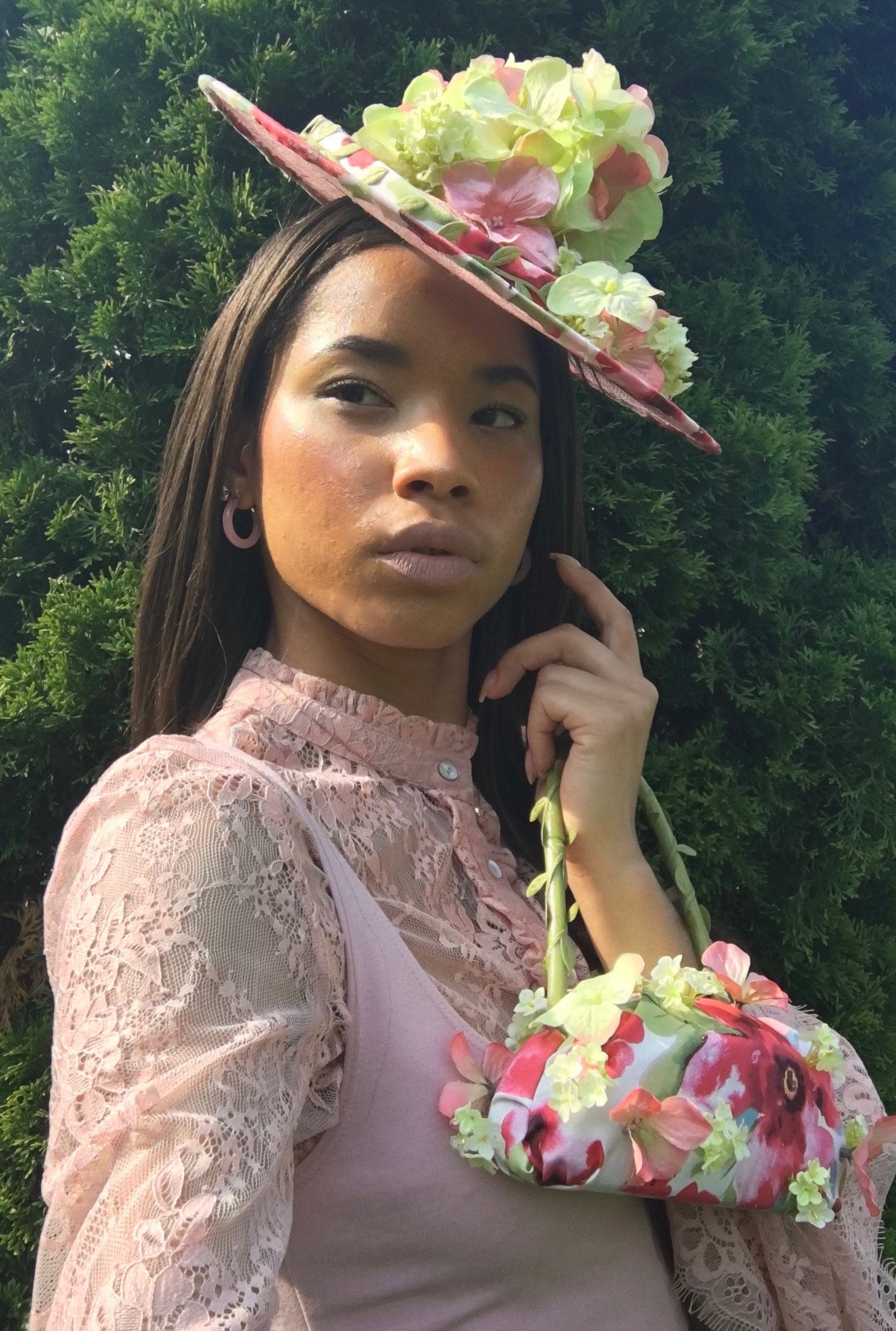 Flower Garden Micro Bag & Fascinator