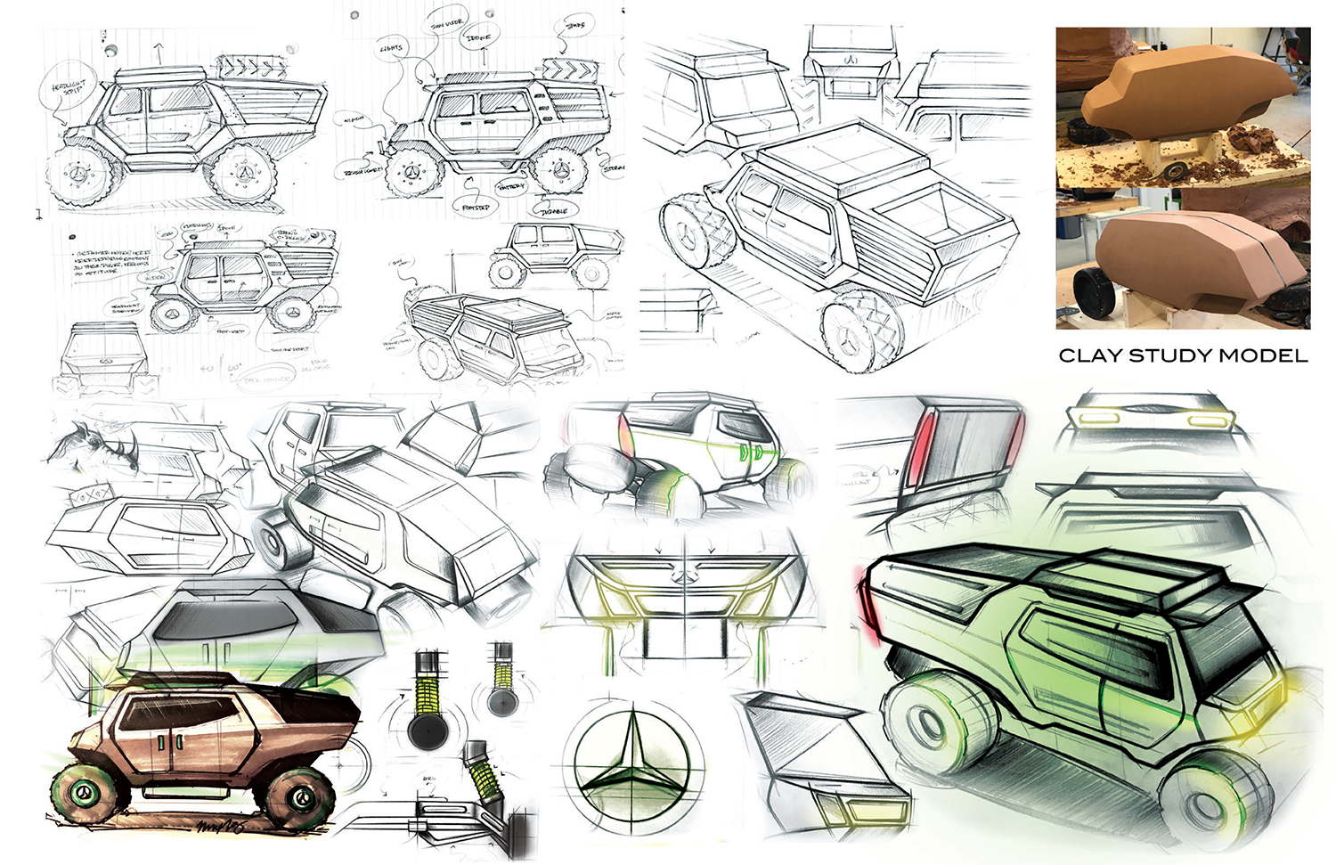 Mercedes Truck design by Max Hines