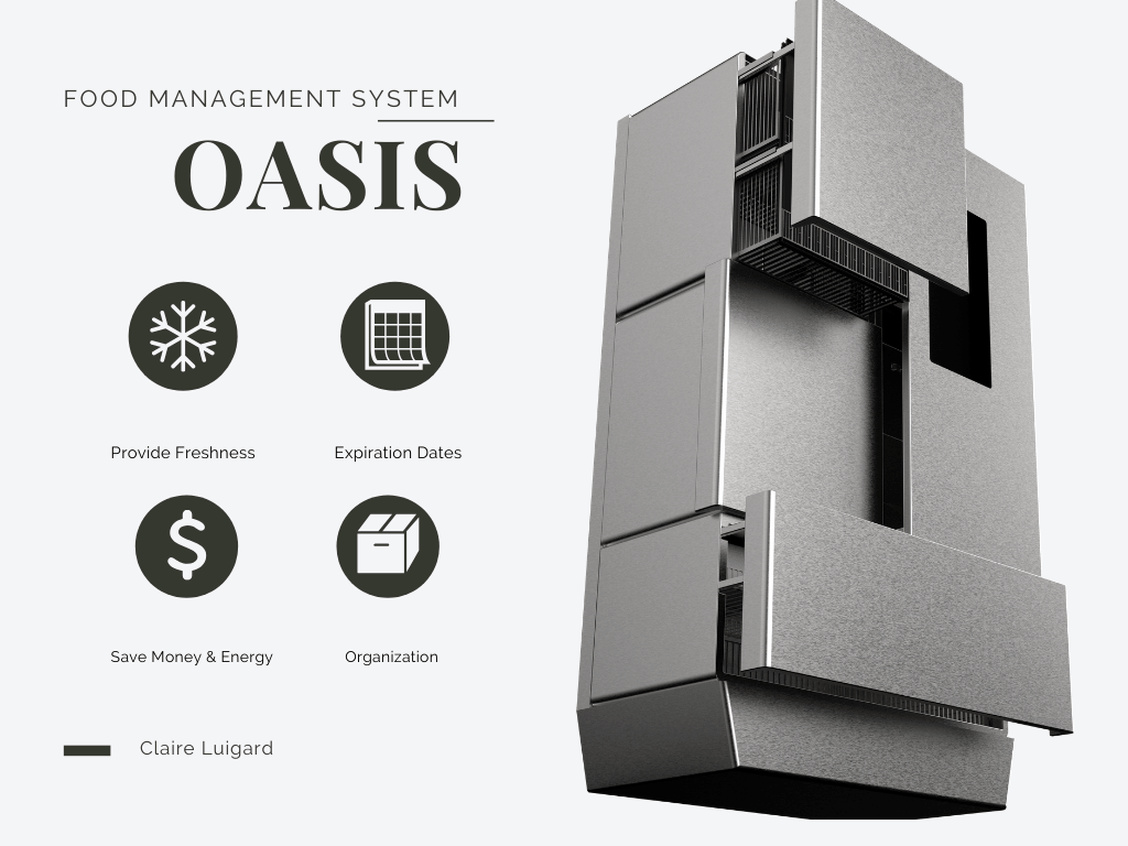 Futuristic refrigerator design