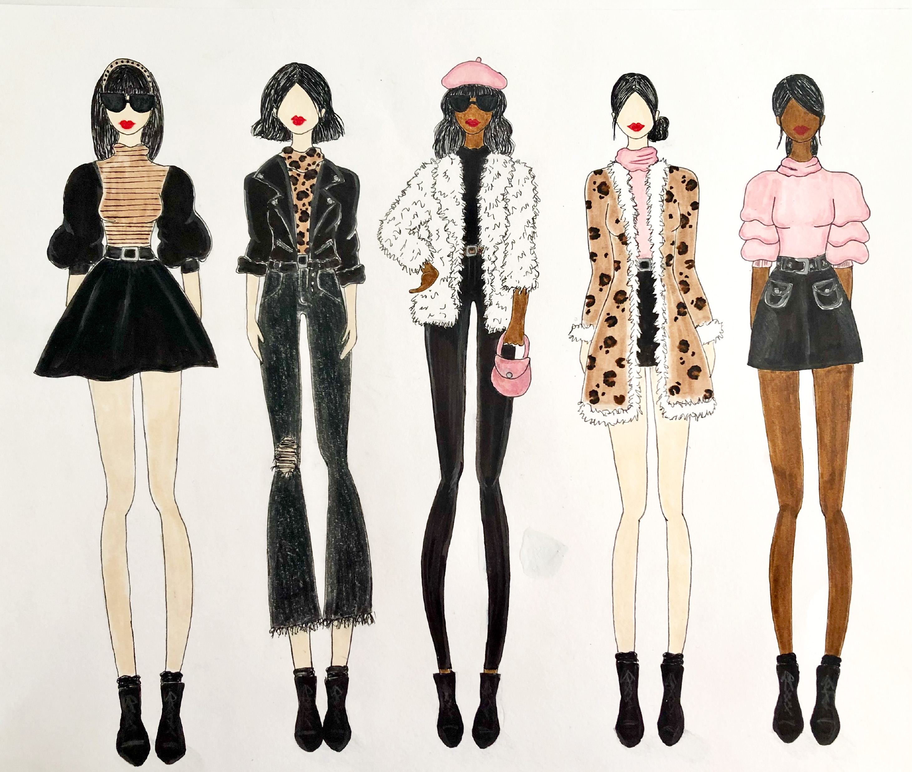 fashion design sketches