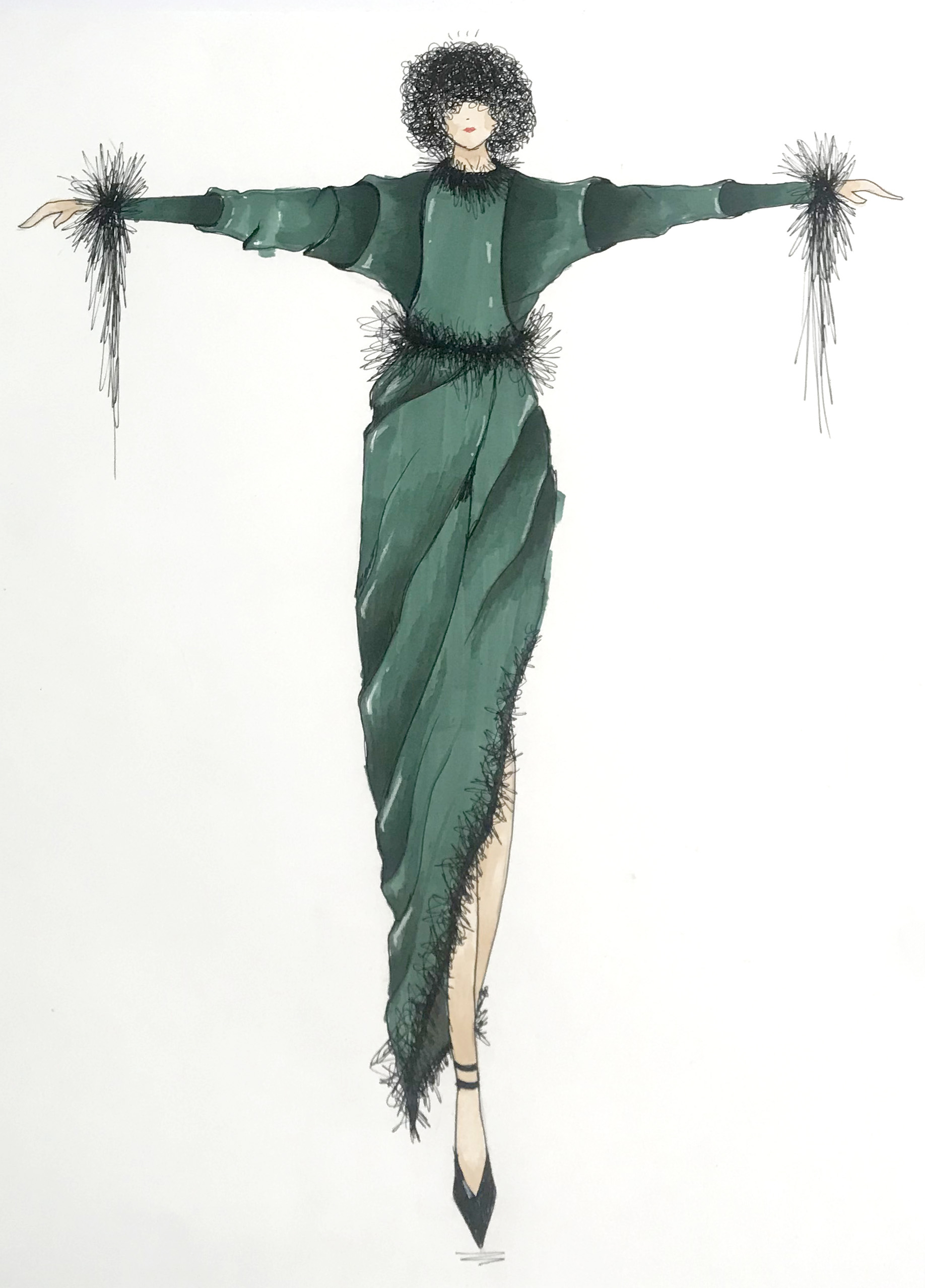 fashion design sketch