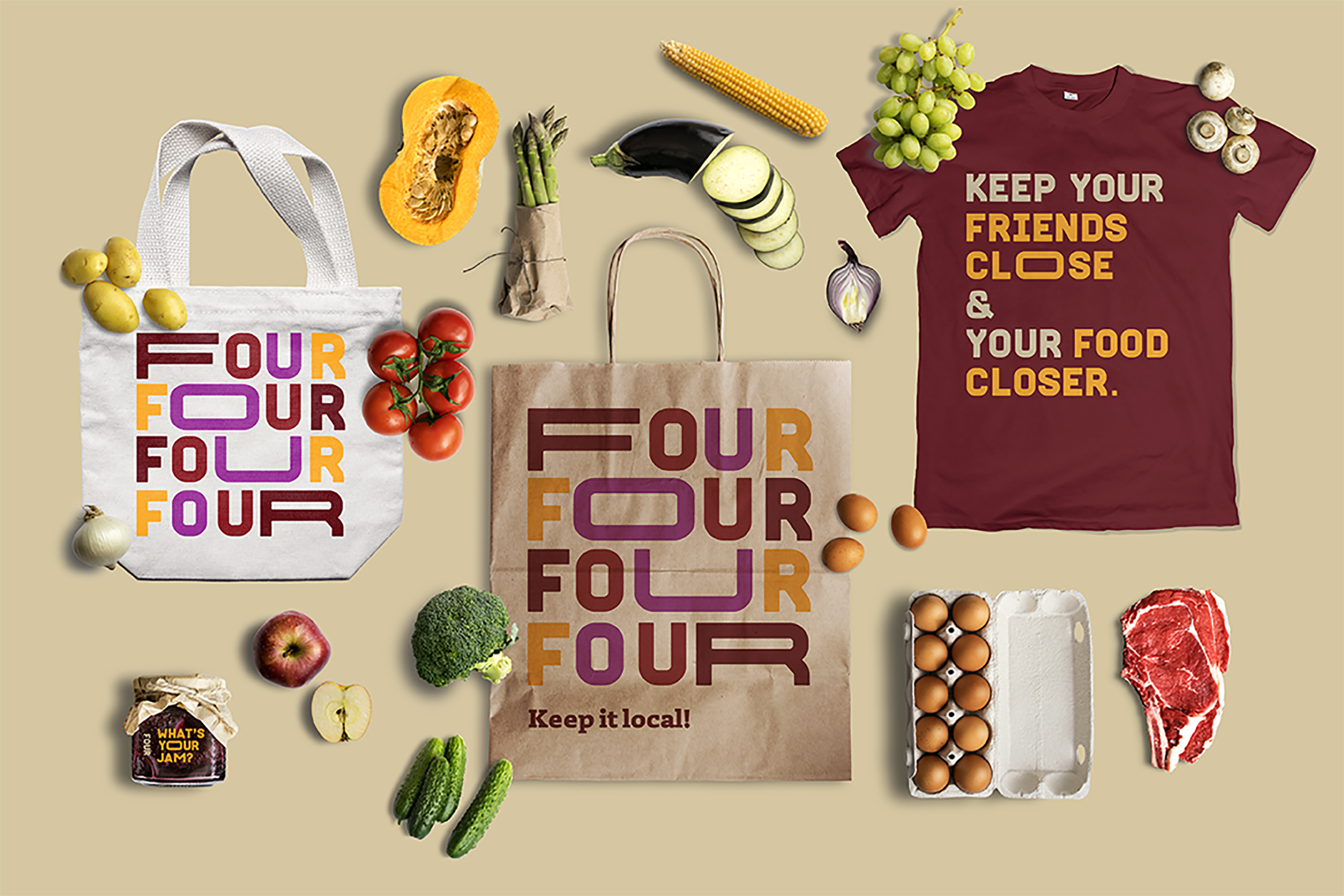 Food branding design project