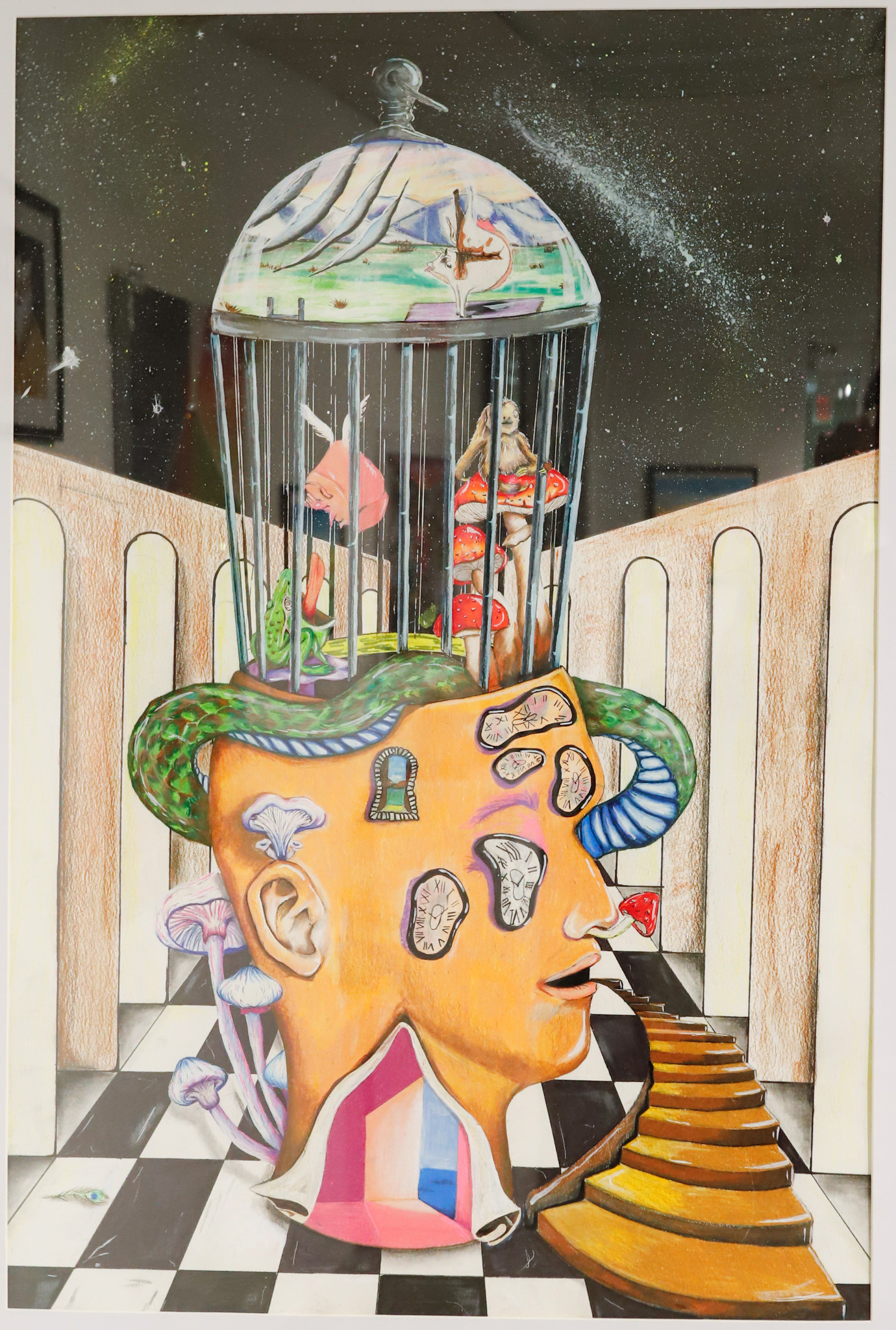 Integrative Studio II Show at Finley Gallery, February 2023